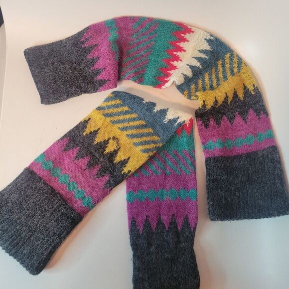 Colorful Knit Leg Warmers - Picture 2 of 5
